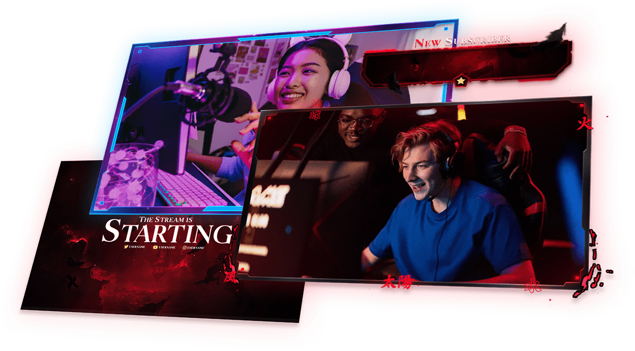 Twitch Webcam Overlays