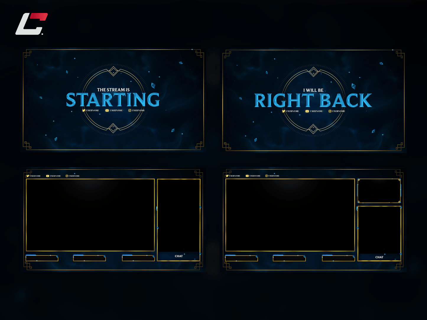 League of Legends Stream Scenes