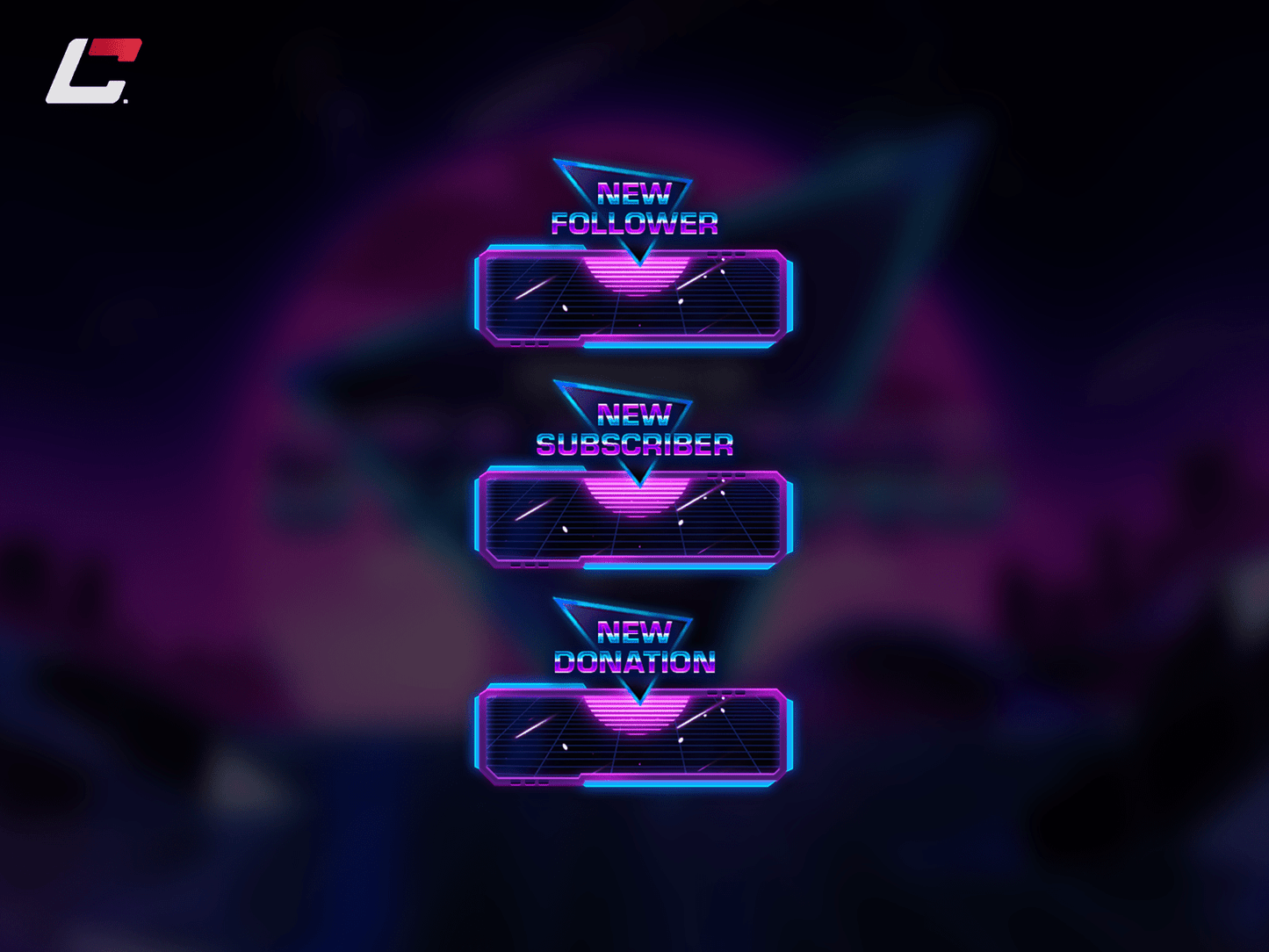 Synthwave Stream Alert