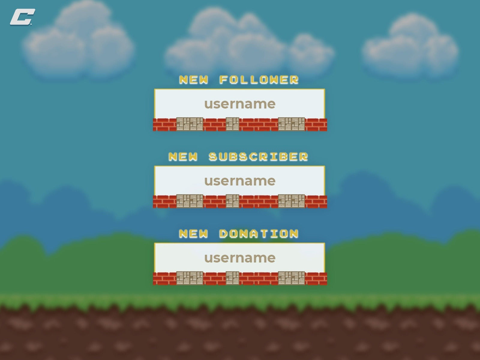 Pixel World Stream Alert