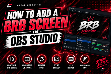How to Add a BRB Screen in OBS (Step-by-Step)