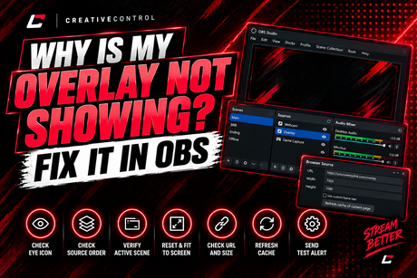 Why Is My Overlay Not Showing on OBS? (Every Fix, Step by Step)