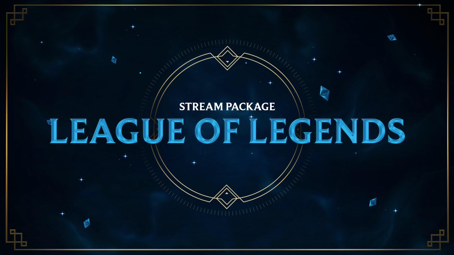 League of Legends Animated Twitch Overlays Thumbnail