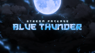 Blue Thunder Animated Twitch Overlays Thumbnail