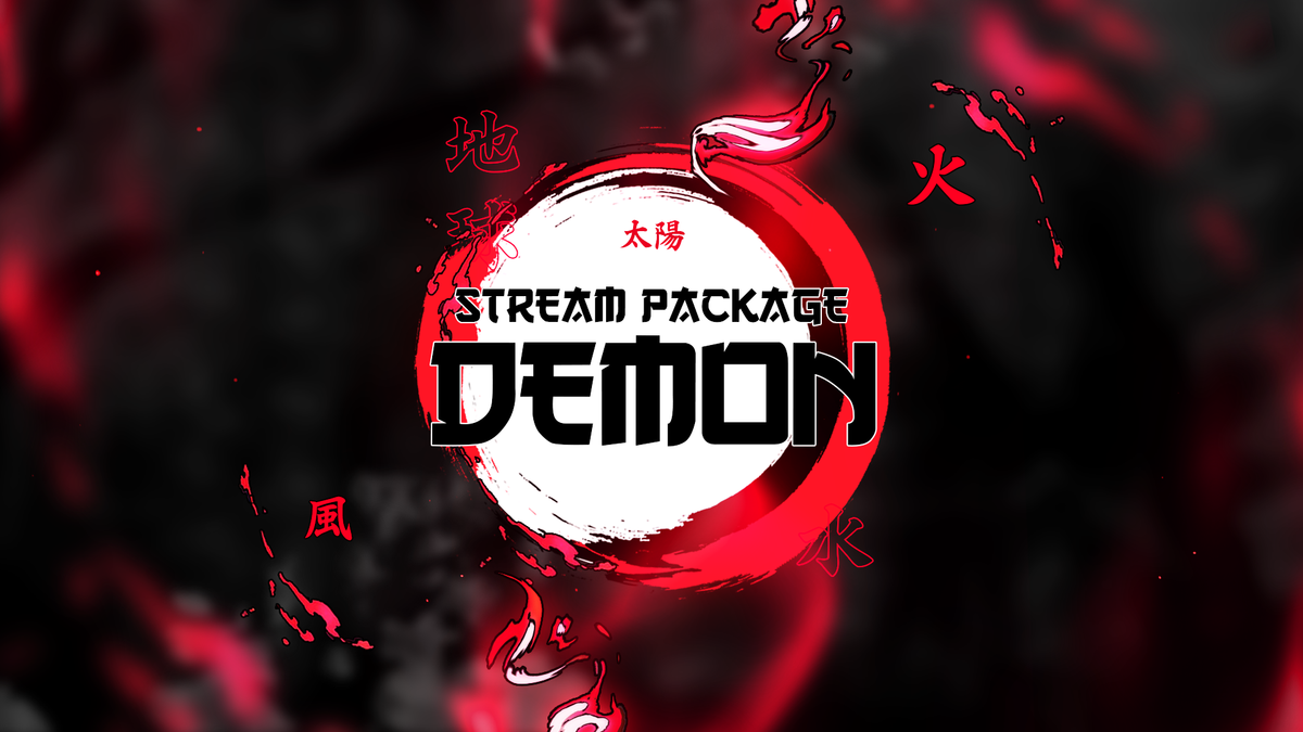 Demon Slayer Animated Twitch Overlays Thumbnail