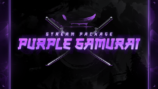 Purple Samurai Animated Twitch Overlays Thumbnail
