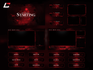 Blood Moon Twitch Overlays