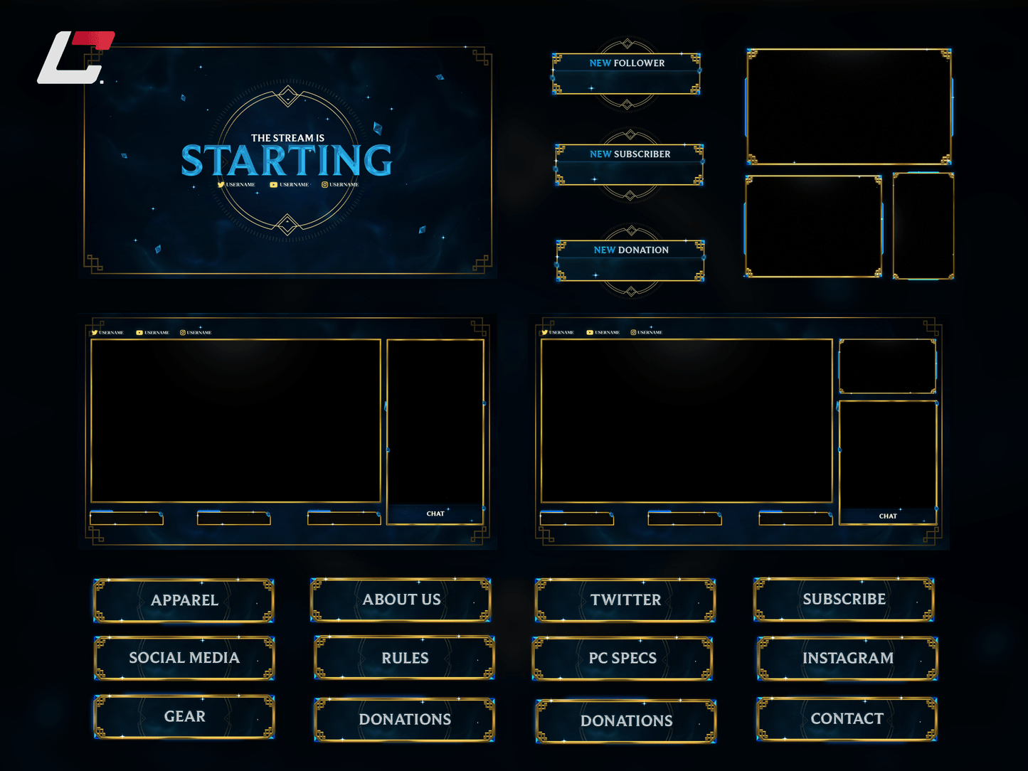 League of Legends Twitch Overlays