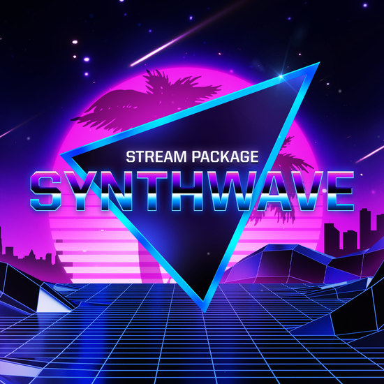 Synthwave Streamlabs Overlay