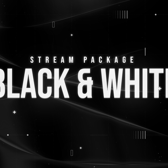 Black & White Streamlabs Overlay