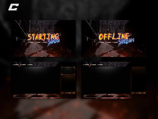 Naruto Animated Twitch Overlays - Stream Screens