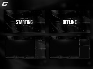 Black & White Stream Scenes