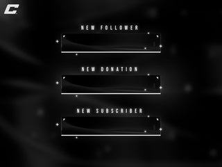 Black & White Stream Alert