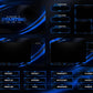 Blue Neon Twitch Overlays