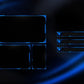 Blue Neon Webcam Overlay